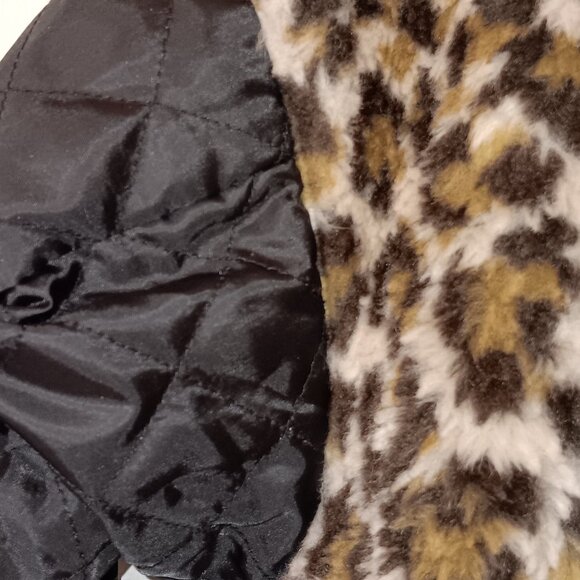 Levi's Blue Jean Jacket with Leopard Print Lining - Picture 8 of 9